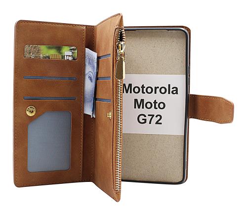 billigamobilskydd.se XL Standcase Luksuskotelo puhelimeen Motorola Moto G72
