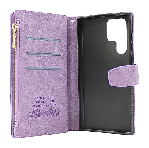 billigamobilskydd.se XL Standcase Luksuskotelo puhelimeen Samsung Galaxy S22 Ultra 5G