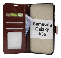 billigamobilskydd.se Crazy Horse Samsung Galaxy A36 Puhelimen Kuoret