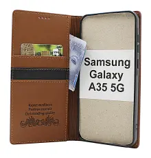 Coverin Samsung Galaxy A35 5G Premium Lompakkokotelo Slim