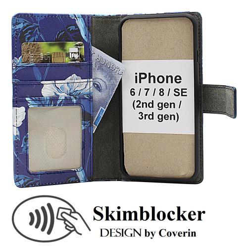 Coverin Skimblocker iPhone 6s/7/8/SE (2nd/3rd Gen.) Magneetti Puhelimen Kuoret Design