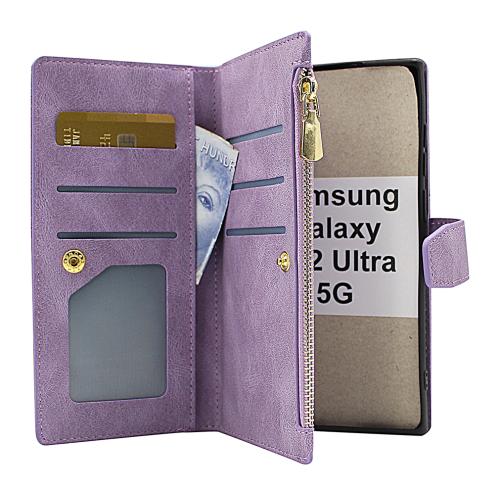 billigamobilskydd.se XL Standcase Luksuskotelo puhelimeen Samsung Galaxy S22 Ultra 5G