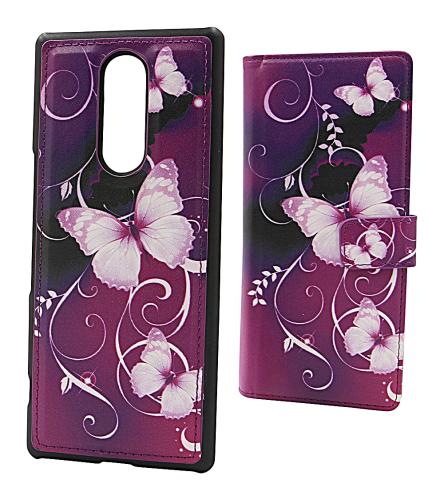 Coverin Skimblocker Design Magneettilompakko Sony Xperia 1 (J9110)