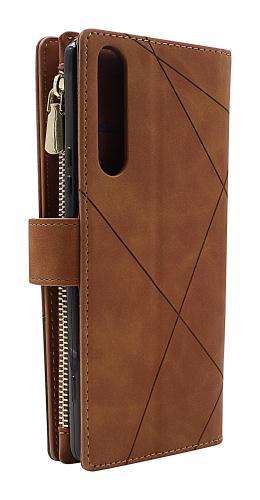 billigamobilskydd.se XL Standcase Luksuskotelo puhelimeen Sony Xperia 1 II (XQ-AT51 / XQ-AT52)