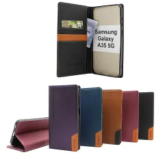 Coverin Samsung Galaxy A35 5G Premium Lompakkokotelo Slim