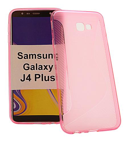 billigamobilskydd.se S-Line TPU-muovikotelo Samsung Galaxy J4 Plus (J415FN/DS)