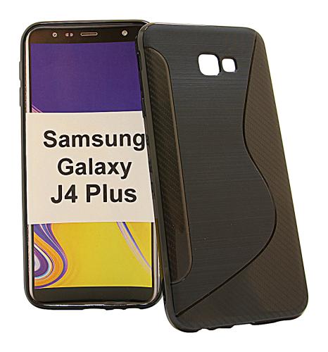 billigamobilskydd.se S-Line TPU-muovikotelo Samsung Galaxy J4 Plus (J415FN/DS)