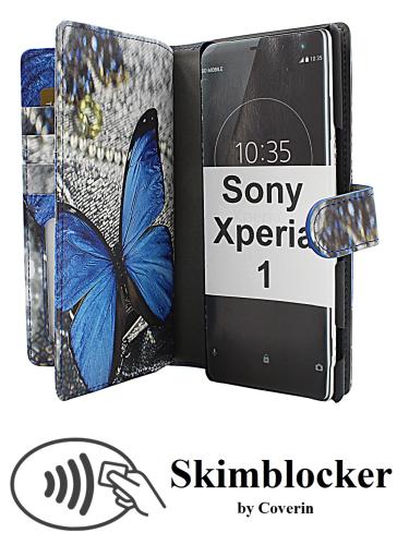 Coverin Skimblocker XL Magnet Designwallet Sony Xperia 1 (J9110)