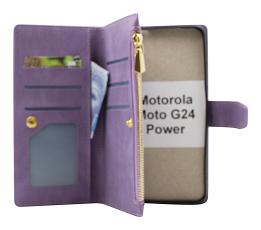 billigamobilskydd.se XL Standcase Luksuskotelo puhelimeen Motorola Moto G24 Power
