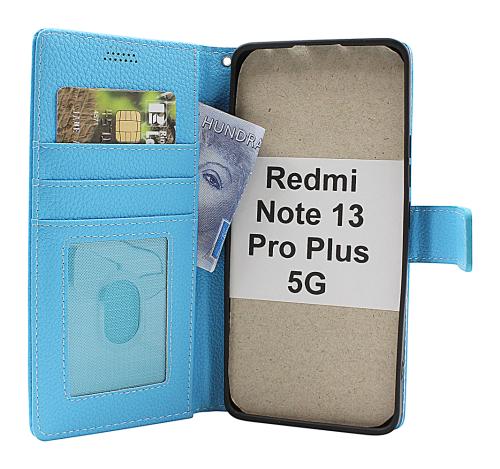 billigamobilskydd.se New Jalusta Lompakkokotelo Xiaomi Redmi Note 13 Pro+ 5G