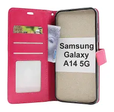 billigamobilskydd.se Crazy Horse Lompakko Samsung Galaxy A14 4G / 5G