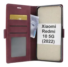 Coverin Luksuskotelo Standcase Wallet Xiaomi Redmi 10 5G (2022)