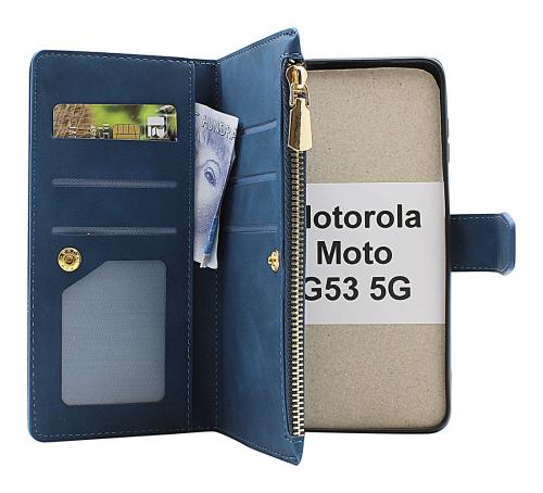 billigamobilskydd.se XL Standcase Luksuskotelo puhelimeen Motorola Moto G53 5G