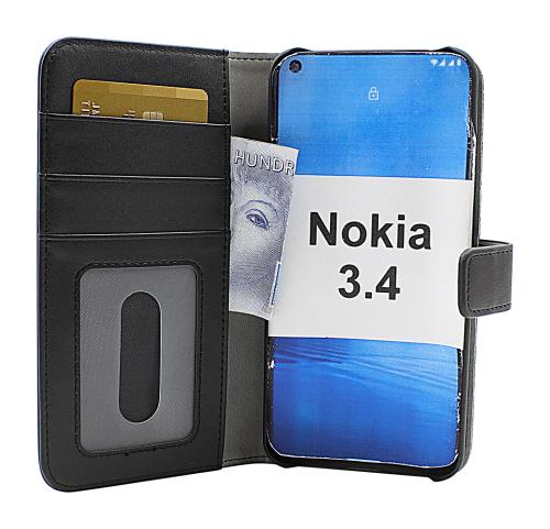 Coverin Skimblocker Magneettilompakko Nokia 3.4