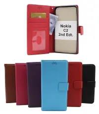 billigamobilskydd.se New Jalusta Lompakkokotelo Nokia C2 2nd Edition