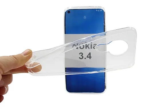 billigamobilskydd.se Ultra Thin TPU Kotelo Nokia 3.4