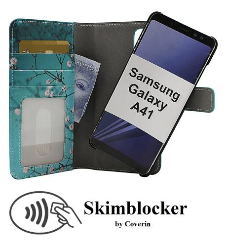 Coverin Skimblocker Design Magneettilompakko Samsung Galaxy A41