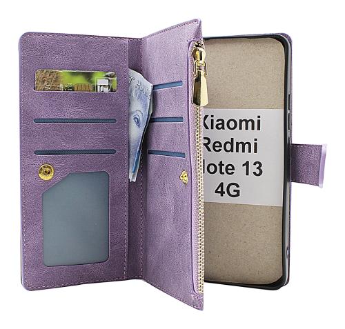 billigamobilskydd.se XL Standcase Luksuskotelo puhelimeen Xiaomi Redmi Note 13 4G