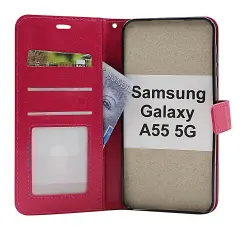 Coverin Crazy Horse Lompakko Samsung Galaxy A55 5G (SM-A556B)