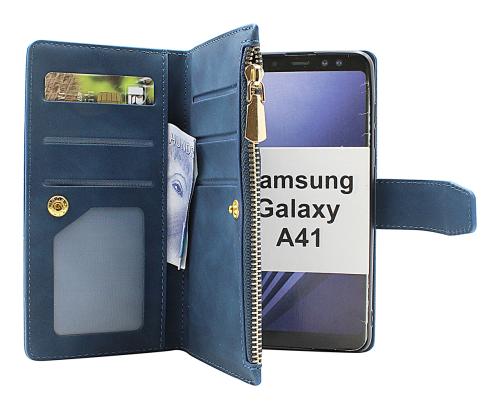 billigamobilskydd.se XL Standcase Luksuskotelo puhelimeen Samsung Galaxy A41 (SM-A415F/DSN)