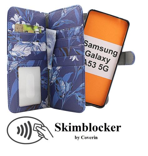 Coverin Skimblocker XL Magnet Designwallet Samsung Galaxy A53 5G