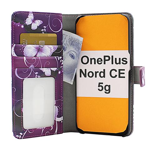 Coverin Skimblocker Design Magneettilompakko OnePlus Nord CE 5G