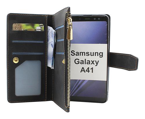 billigamobilskydd.se XL Standcase Luksuskotelo puhelimeen Samsung Galaxy A41 (SM-A415F/DSN)