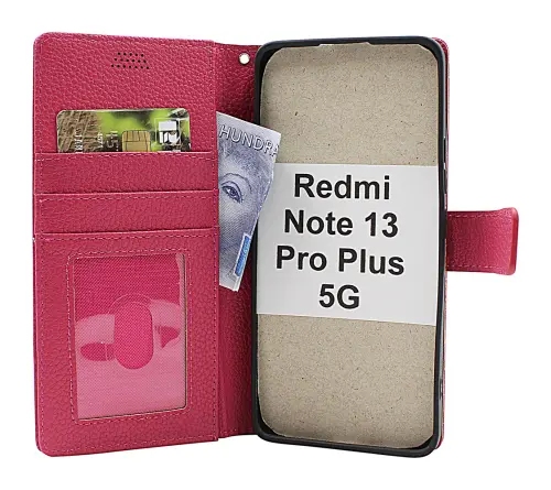 billigamobilskydd.se New Jalusta Lompakkokotelo Xiaomi Redmi Note 13 Pro+ 5G