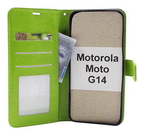 billigamobilskydd.se Crazy Horse Lompakko Motorola Moto G14