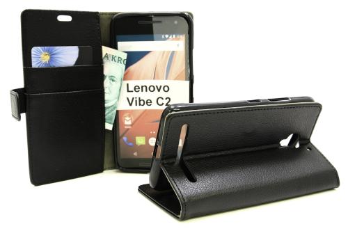 billigamobilskydd.se Jalusta Lompakkokotelo Lenovo Vibe C2