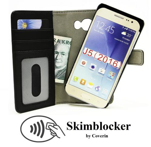 Coverin Skimblocker Magneettikotelo Samsung Galaxy J5 2016 (J510F)