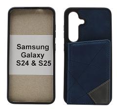billigamobilskydd.se Samsung Galaxy S24 / S25 5G CardCase Luxe Suojakuori