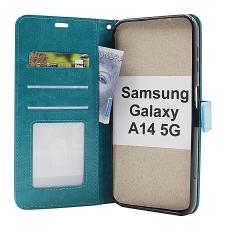 billigamobilskydd.se Crazy Horse Lompakko Samsung Galaxy A14 4G / 5G