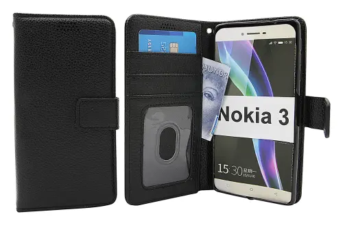 billigamobilskydd.se Jalusta Lompakkokotelo Nokia 3 (TA-1032)