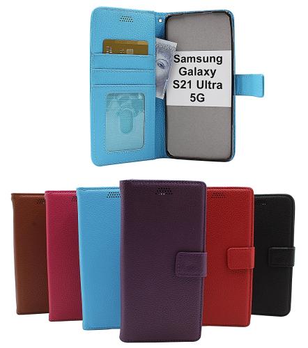 billigamobilskydd.se New Jalusta Lompakkokotelo Samsung Galaxy S21 Ultra 5G (G998B)