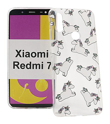 billigamobilskydd.se TPU-Designkotelo Xiaomi Redmi 7