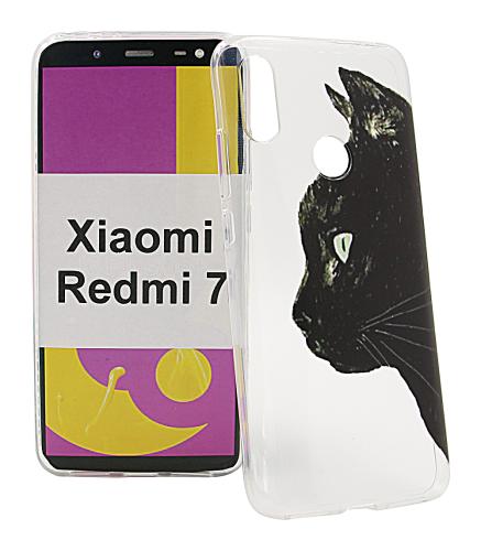 billigamobilskydd.se TPU-Designkotelo Xiaomi Redmi 7