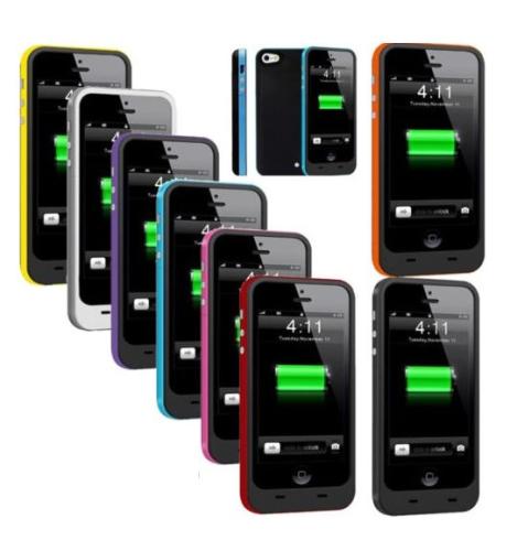 billigamobilskydd.se Ulkoinen akku-suojakuori/Battery Case iPhone6/6s:lle