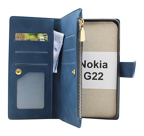 billigamobilskydd.se XL Standcase Luksuskotelo puhelimeen Nokia G22