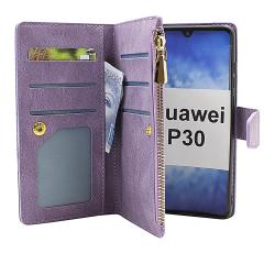 billigamobilskydd.se XL Standcase Luksuskotelo puhelimeen Huawei P30 (ELE-L29)