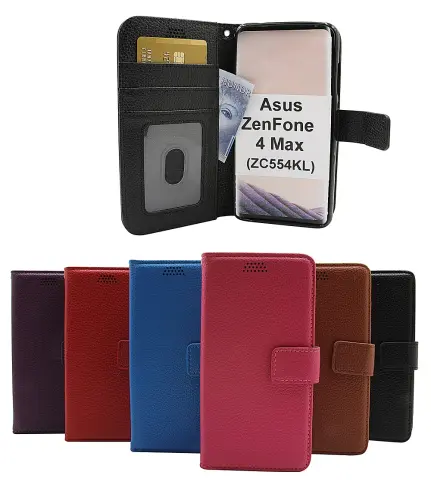 billigamobilskydd.se New Jalusta Lompakkokotelo Asus ZenFone 4 Max (ZC554KL)