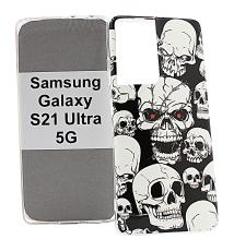 billigamobilskydd.se TPU-Designkotelo Samsung Galaxy S21 Ultra 5G (G998B)