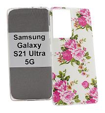 billigamobilskydd.se TPU-Designkotelo Samsung Galaxy S21 Ultra 5G (G998B)