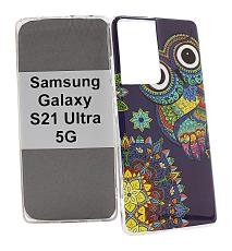 billigamobilskydd.se TPU-Designkotelo Samsung Galaxy S21 Ultra 5G (G998B)