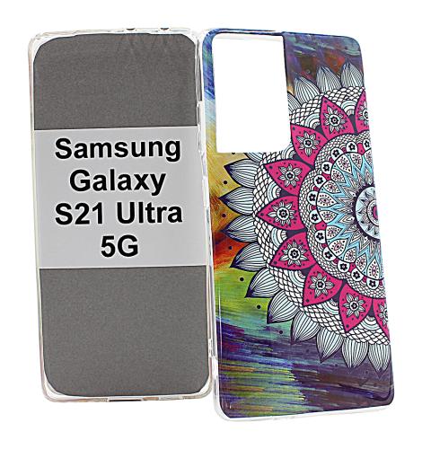 billigamobilskydd.se TPU-Designkotelo Samsung Galaxy S21 Ultra 5G (G998B)