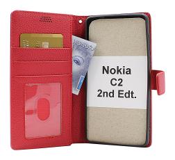 billigamobilskydd.se New Jalusta Lompakkokotelo Nokia C2 2nd Edition