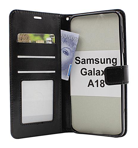 Coverin Crazy Horse Samsung Galaxy A18 LTE Puhelimen Kuoret
