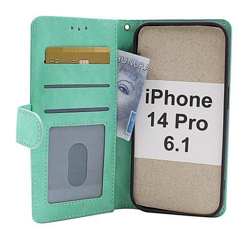 billigamobilskydd.se Zipper Standcase Wallet iPhone 14 Pro (6.1)