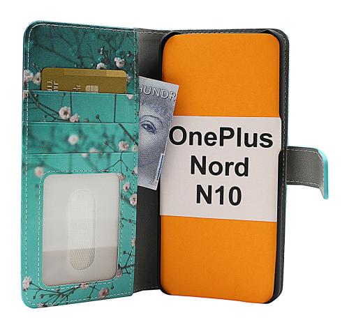 Coverin Skimblocker Design Magneettilompakko OnePlus Nord N10