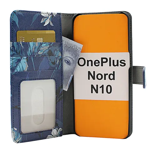 Coverin Skimblocker Design Magneettilompakko OnePlus Nord N10